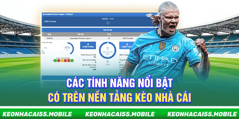 Kèo Nhà Cái ⭐️ Tỷ lệ Keonhacai 5, Kèo Bóng Đá Mới Nhất 24h 24 Các tính năng nổi bật có trên nền tảng Kèo Nhà Cái